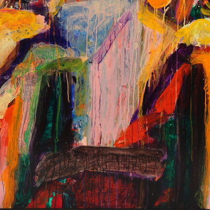 Abstract roze - Ad Snijders (1929-2010)