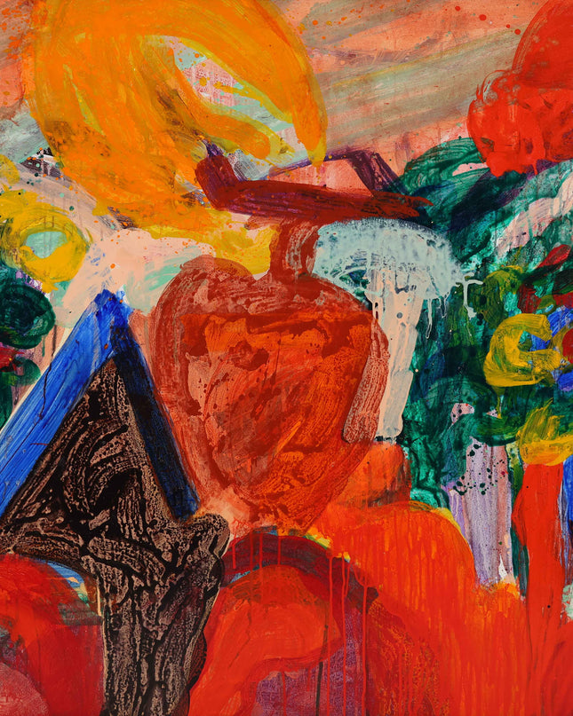 Kleurrijke compositie - Ad Snijders (1929-2010)