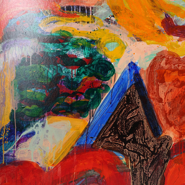 Kleurrijke compositie - Ad Snijders (1929-2010)