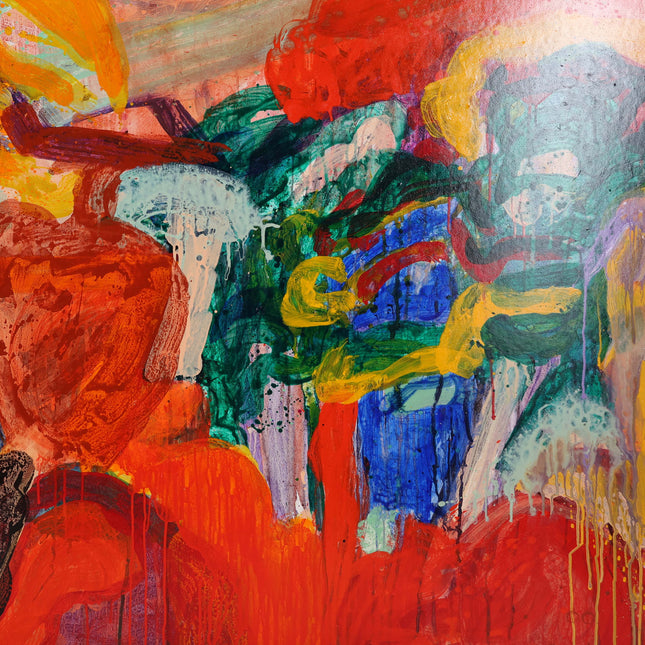 Kleurrijke compositie - Ad Snijders (1929-2010)