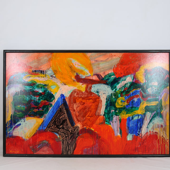 Kleurrijke compositie - Ad Snijders (1929-2010)