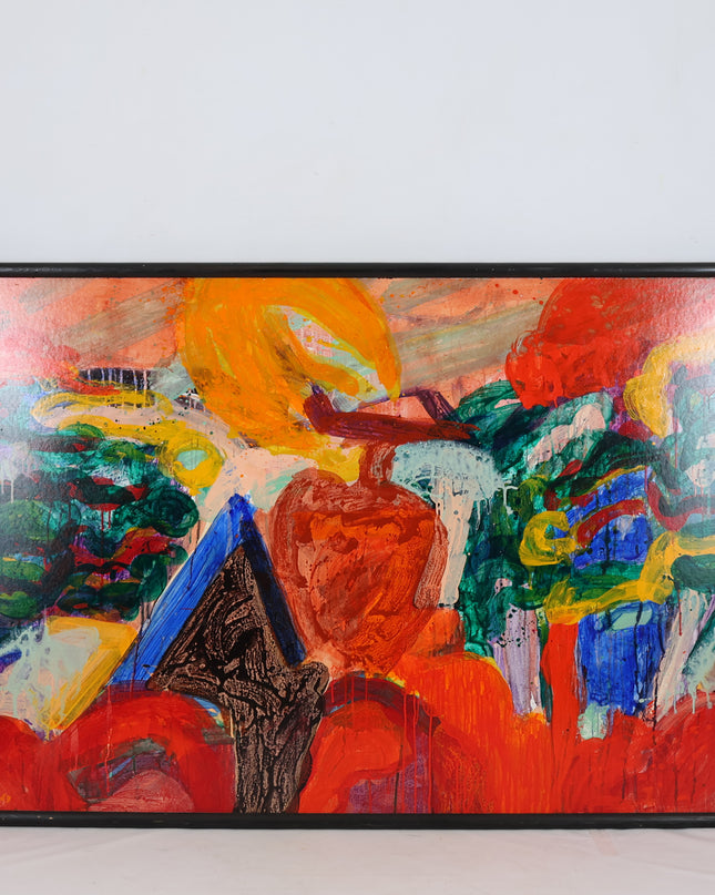 Kleurrijke compositie - Ad Snijders (1929-2010)