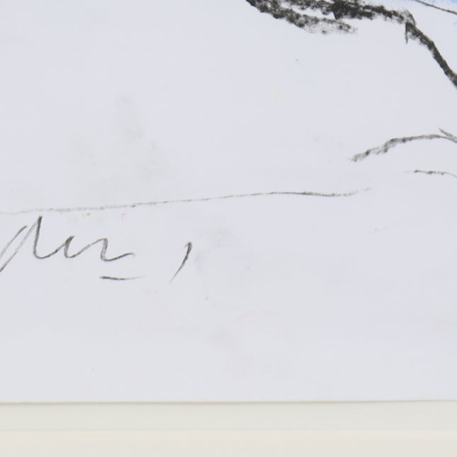 Tekening Abstract kleurrijk - Ad Snijders (1929-2010)