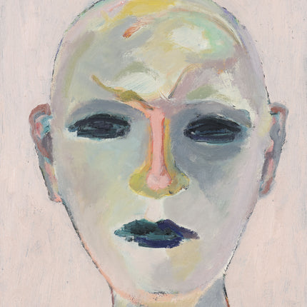 Gezicht blauwe lippen - Ad Snijders (1929-2010)
