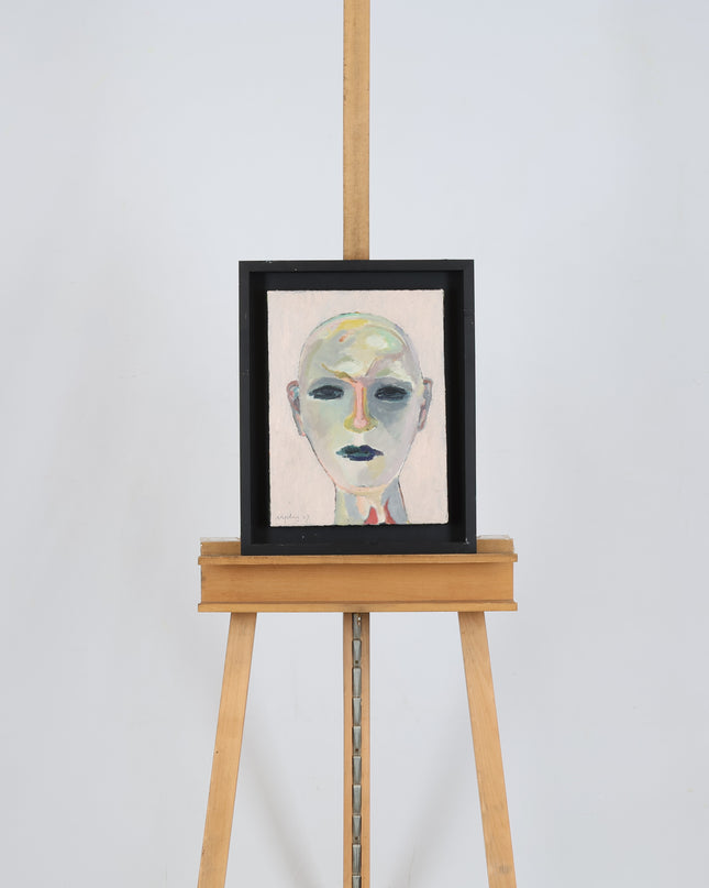 Gezicht blauwe lippen - Ad Snijders (1929-2010)