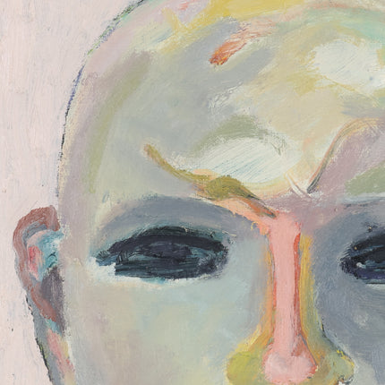 Gezicht blauwe lippen - Ad Snijders (1929-2010)