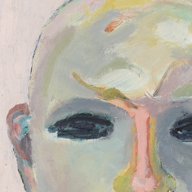 Gezicht blauwe lippen - Ad Snijders (1929-2010)