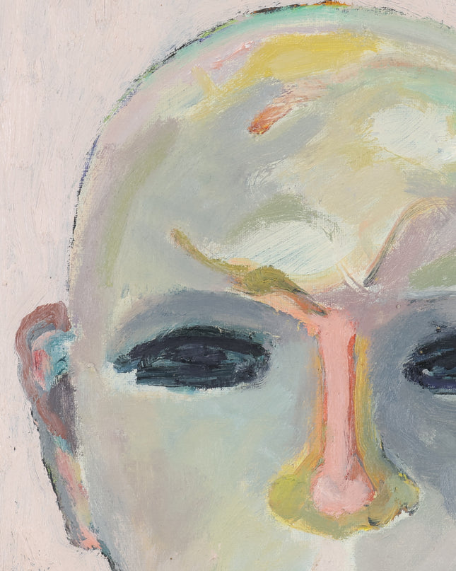 Gezicht blauwe lippen - Ad Snijders (1929-2010)