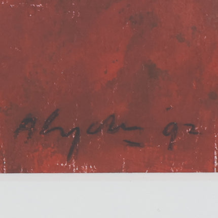 Abstract felle kleuren - Ad Snijders (1929-2010)