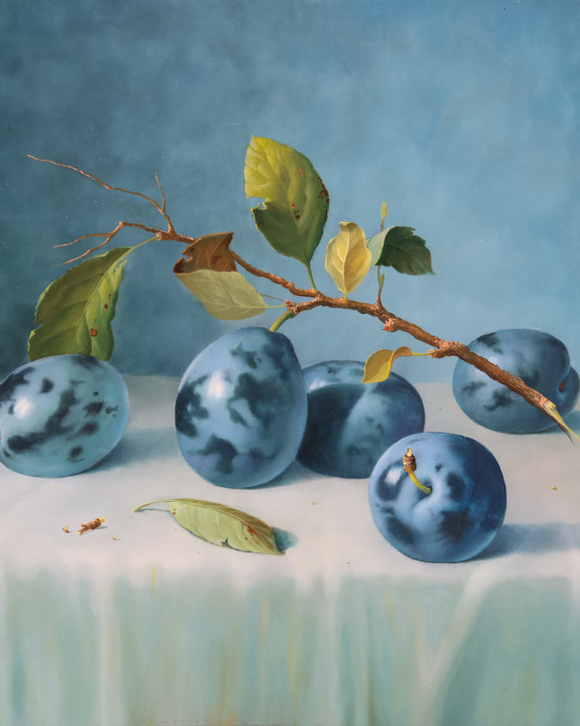 Still life plums