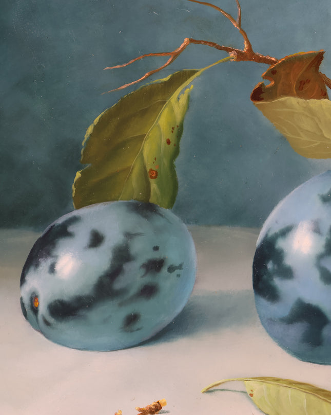 Still life plums