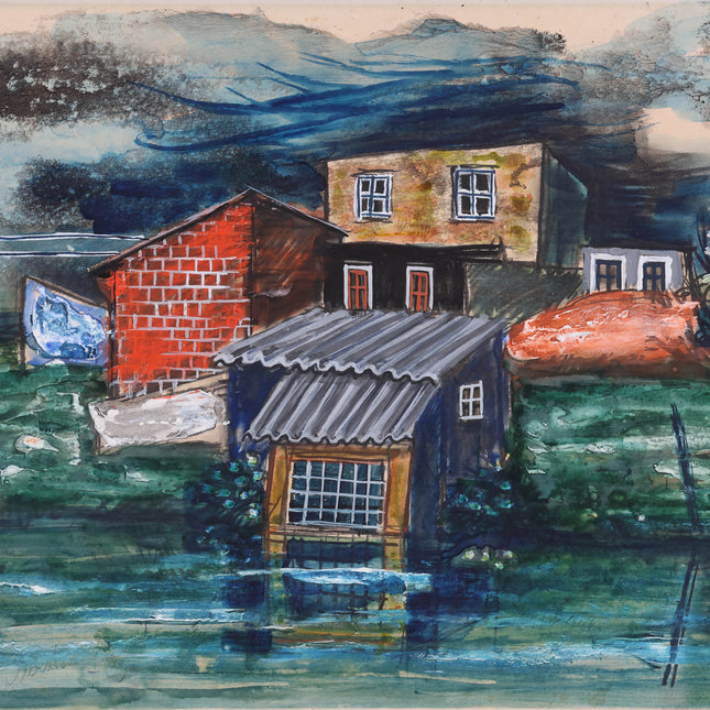 Charles Eyck (1897-1983) - Huizen in Frankrijk