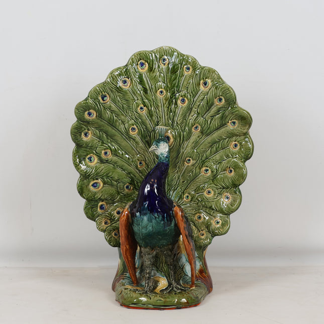 Paraplubak in de vorm van pauw