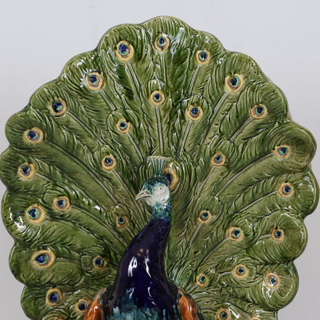 Paraplubak in de vorm van pauw