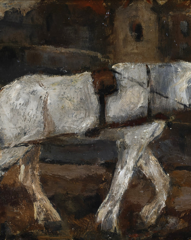 Paard op de kade