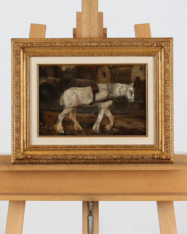 Paard op de kade