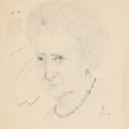 Portret van Rosa Spier