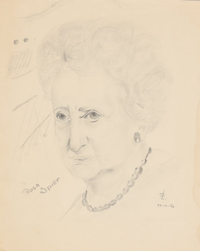 Portret van Rosa Spier
