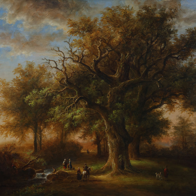 Landschap met figuren