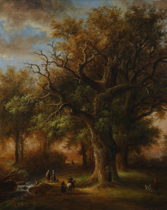Landschap met figuren