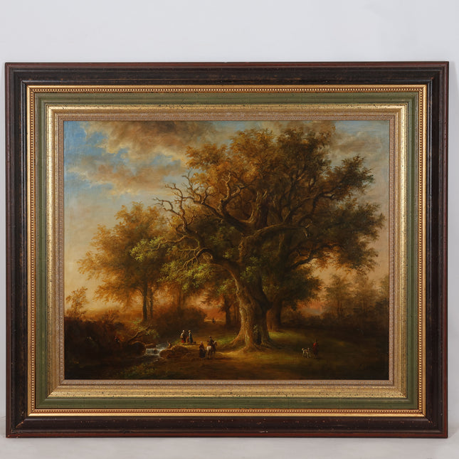 Landschap met figuren