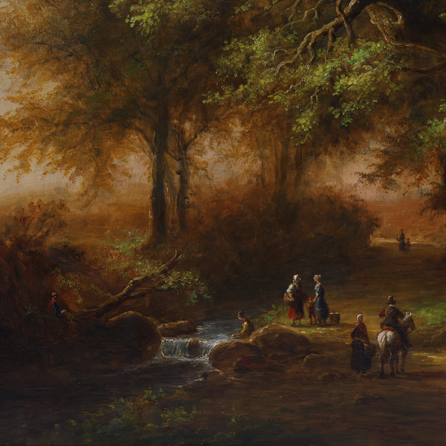Landschap met figuren