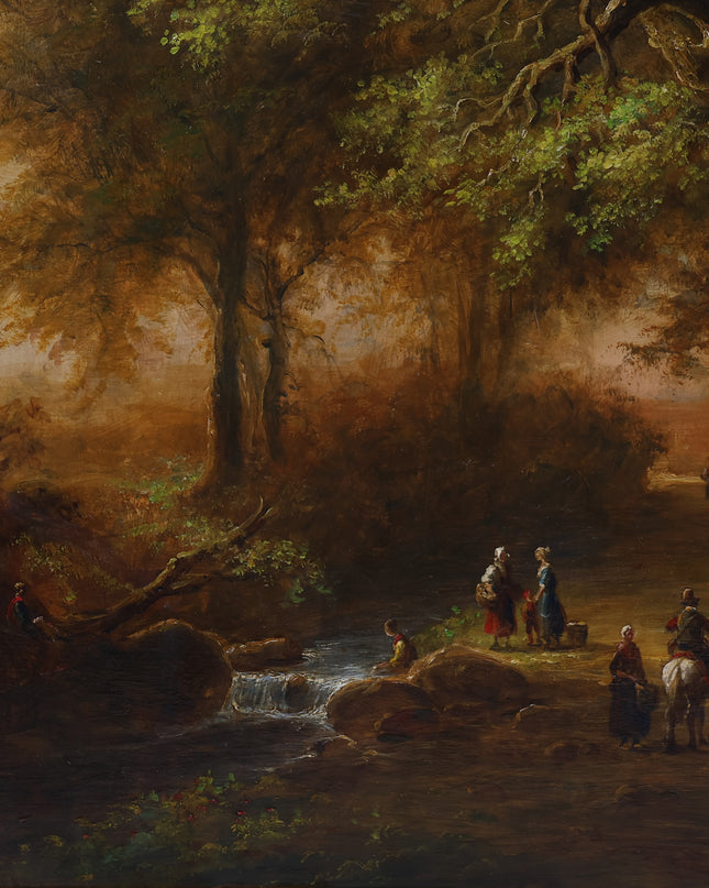 Landschap met figuren
