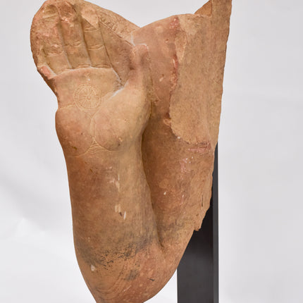 Arm van Boedha Gautama Sakyamuni