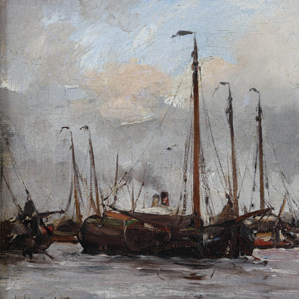 Havengezicht - Hobbe Smith (1862-1942)