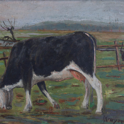 Koe en boerin - Antoon Kruysen (1898–1977)
