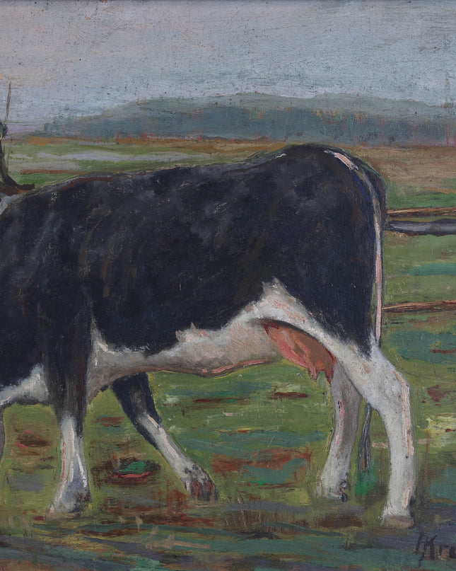 Koe en boerin - Antoon Kruysen (1898–1977)