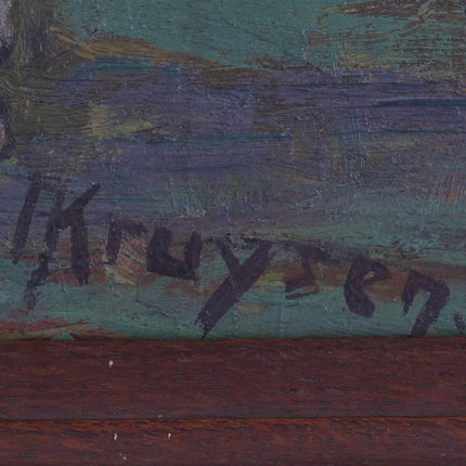 Koe en boerin - Antoon Kruysen (1898–1977)