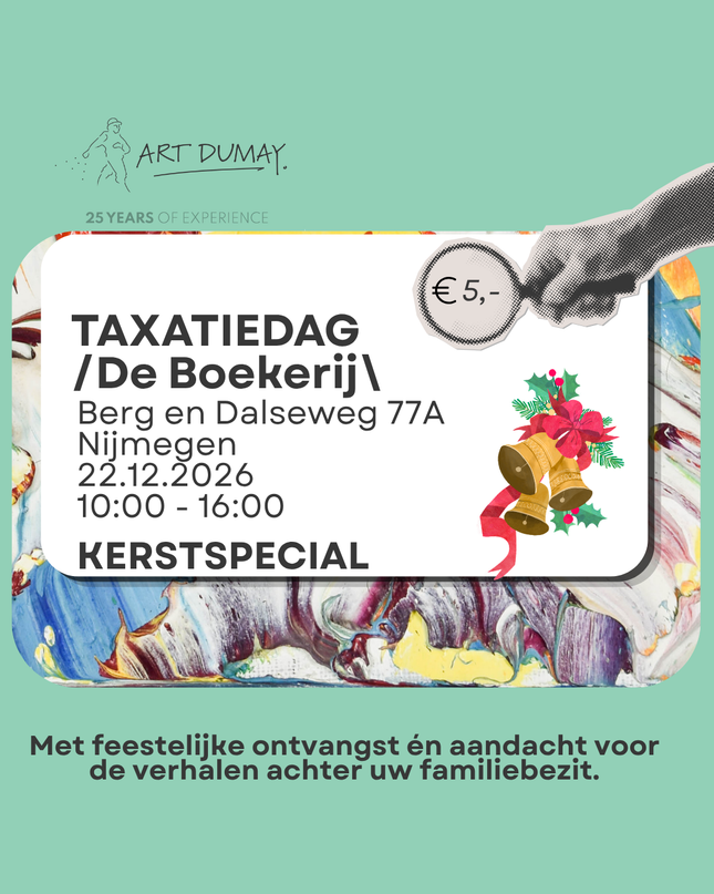 Taxatiedag De Boekerij Nijmegen - Woensdag 22 december KERSTSPECIAL