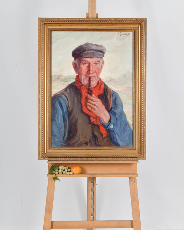 Reinier Pynenburg (1884-1968) - Portret van een boer