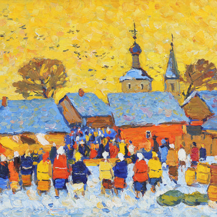 Eugen Markov (1939) - Kerk in de winter