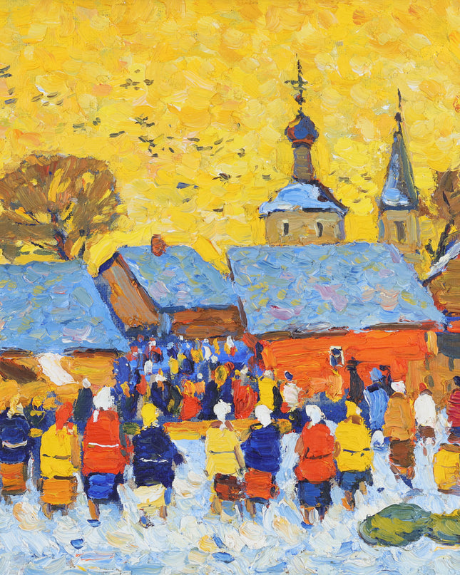 Eugen Markov (1939) - Kerk in de winter