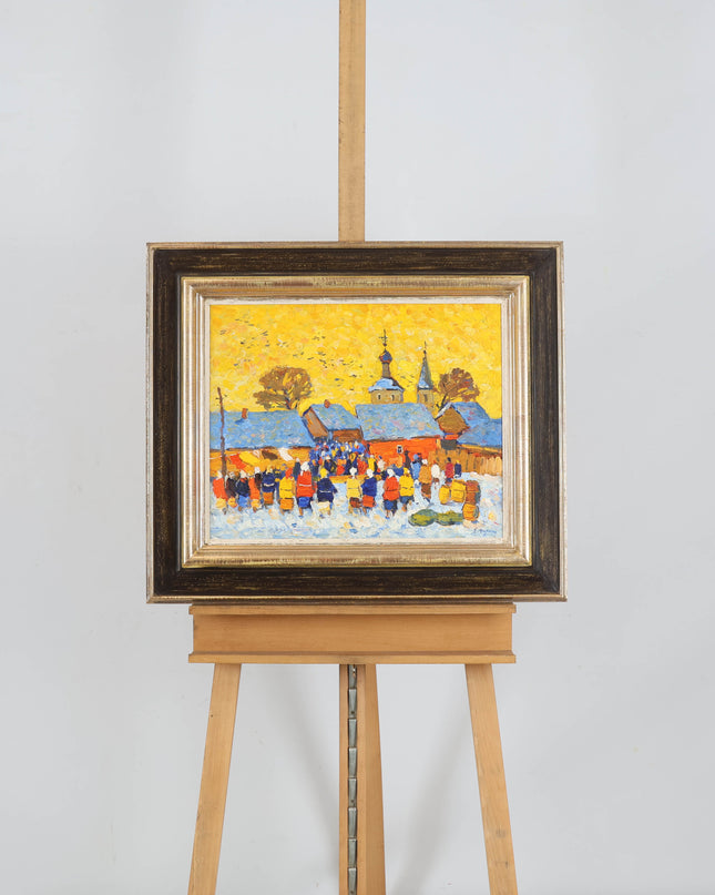 Eugen Markov (1939) - Kerk in de winter