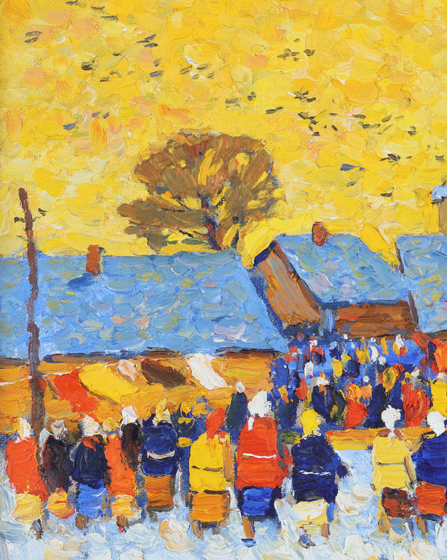 Eugen Markov (1939) - Kerk in de winter