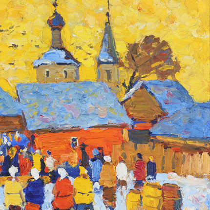 Eugen Markov (1939) - Kerk in de winter