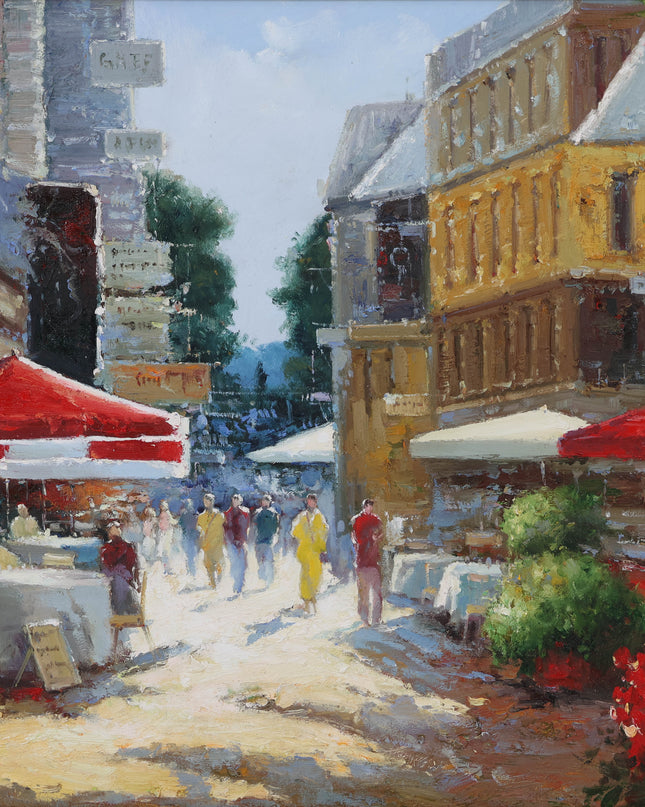 Geert-Jan Jansen (1943) - Scène de rue