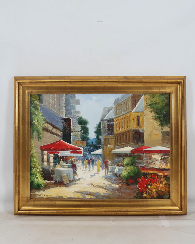 Geert-Jan Jansen (1943) - Scène de rue