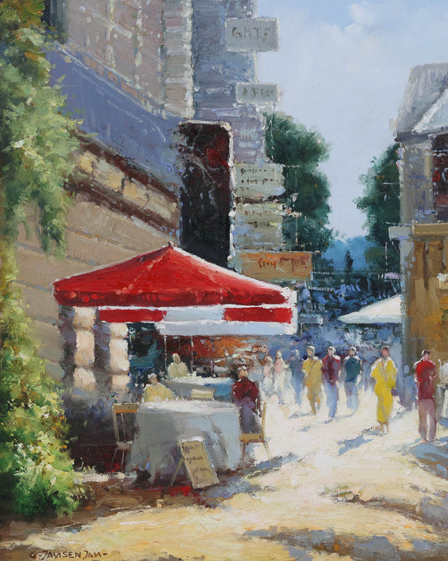 Geert-Jan Jansen (1943) - Scène de rue