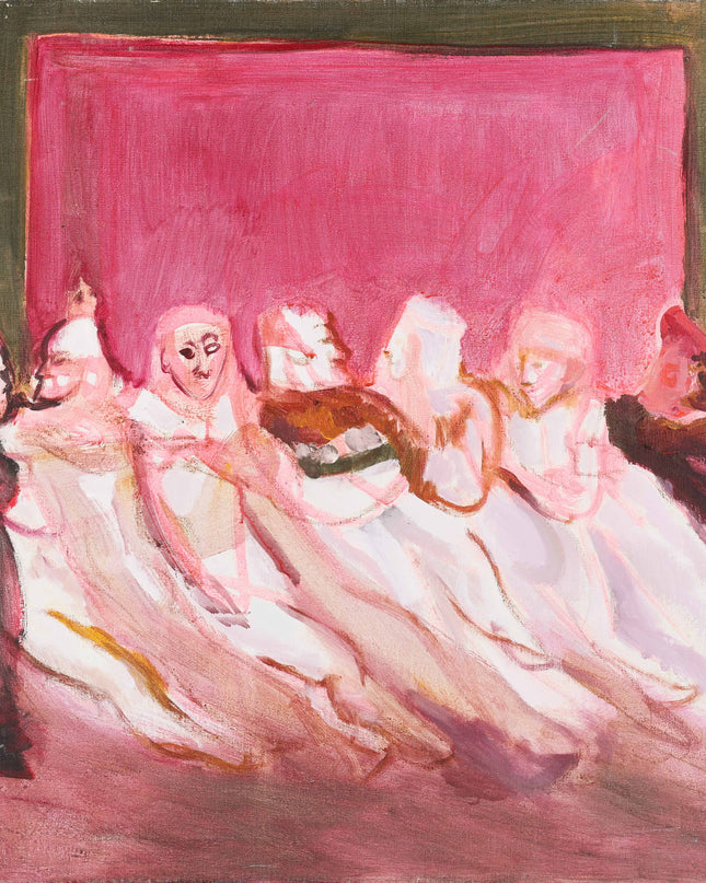 Volk in het roze