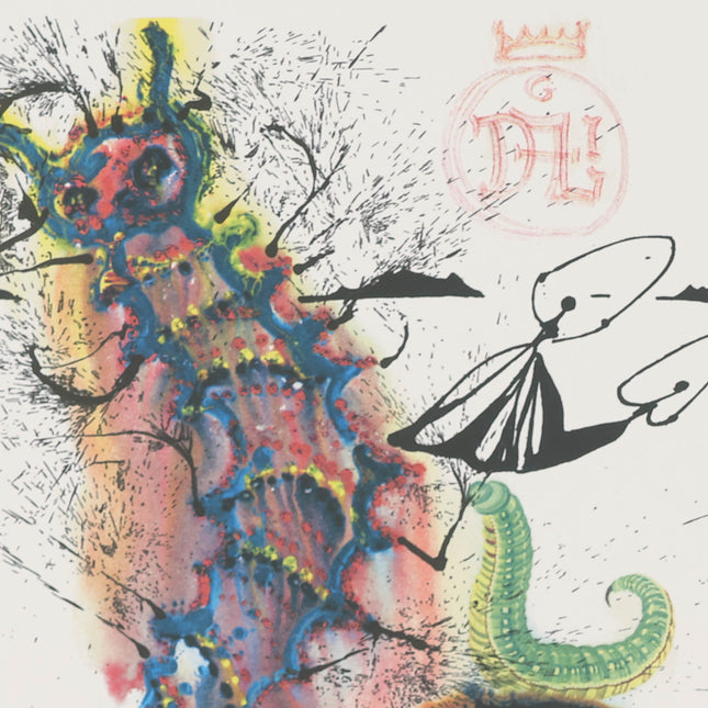 Advice from a Caterpillar - Salvador Dali (1904-1989)