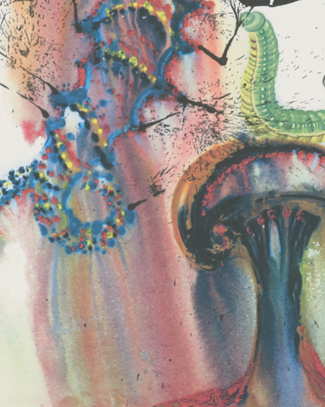Salvador Dalí (1904–1989) – Advice from a Caterpillar – heliogravure, 1969