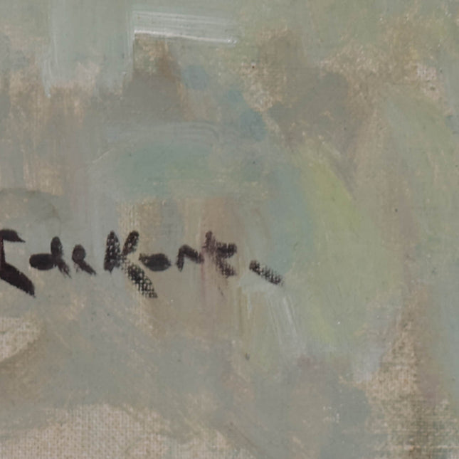 Cornelis de Kort (1910-1996) - Vrouw en kind bij woonwagens