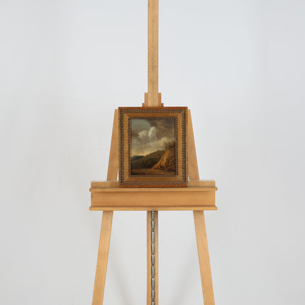 Heuvelachtig landschap met figuren