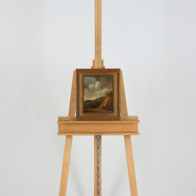 Heuvelachtig landschap met figuren
