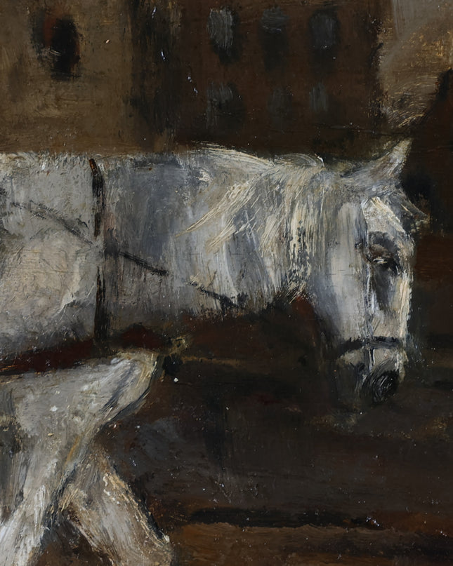 Paard op de kade