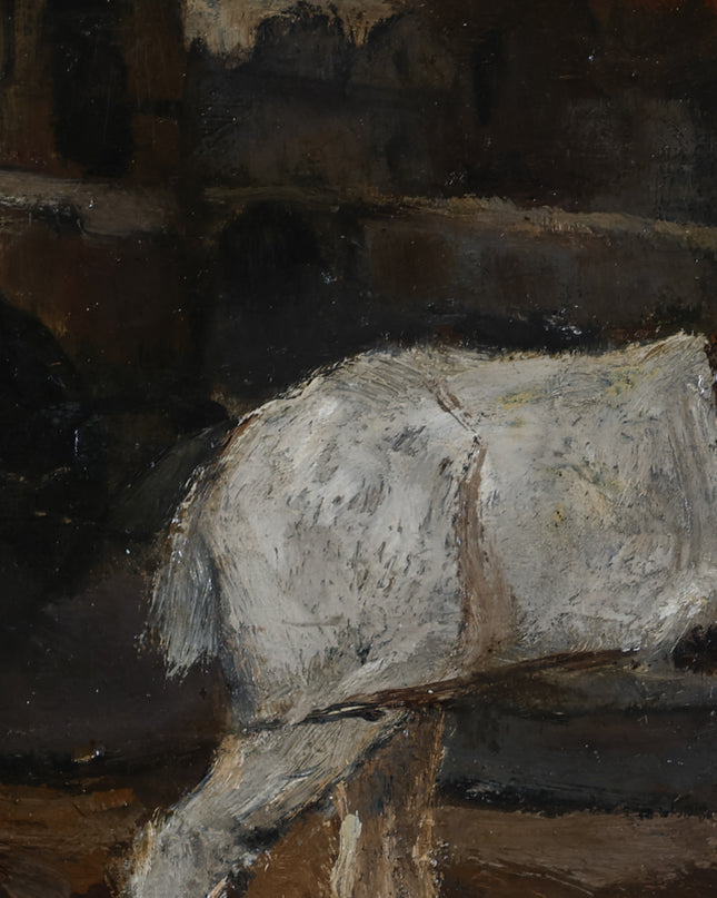 Paard op de kade